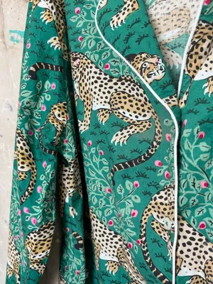 Printfresh Bagheera Long Sleeve Pajama Sleep Shirt thumbnail 4