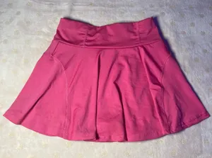 Vibrant Pink Skater Skirt with Built in Shorts thumbnail 1
