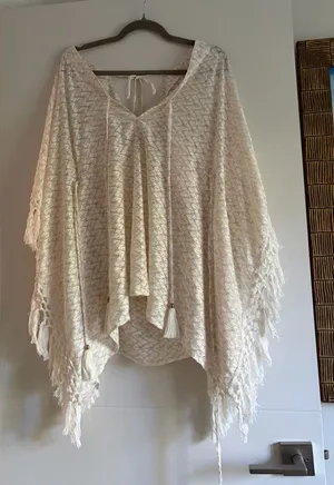 Ramy Brook Crochet Ponco/Coverup thumbnail 2