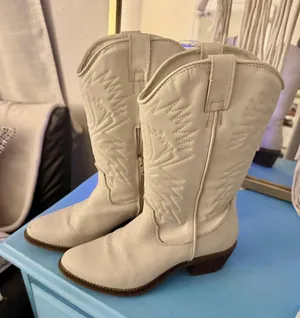 Steve Madden Women's White Cowboy boots thumbnail 2