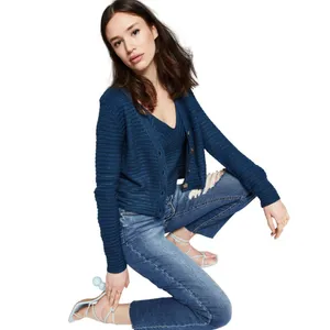 NEW And Now This Womens Sweater Knit Pullover Tanktop Blue 2XL thumbnail 5
