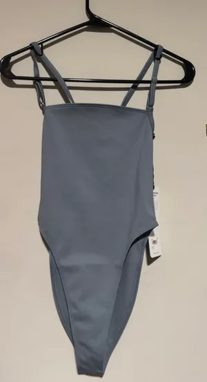Alo yoga thrill Seeker Bodysuit in Steel Blue thumbnail 3
