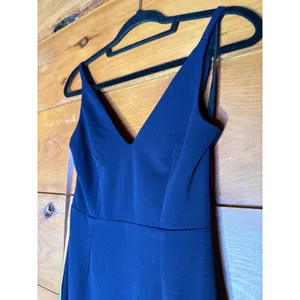 NWT Lulus Melora Navy Blue Sleeveless Maxi Dress Gala Banquet Bridesmaid Size M thumbnail 4