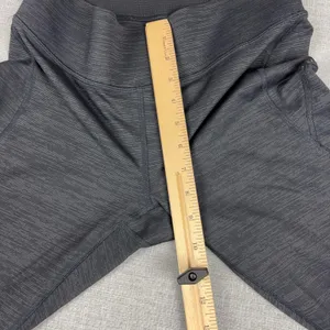 Outdoor Voices Leggings Womens M Gray Striped Mid Rise Ankle Pockets Yoga Gym thumbnail 4