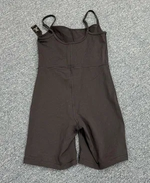 Aritzia Wilfred Free Freestyle 5” Romper Jersey Sweat Wicking Black Size Small thumbnail 4