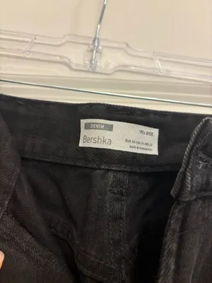 Bershka Jeans Wide-Leg 90s Super Black 6 thumbnail 2