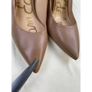 Sam Edelman Women's Tan Leather Pointed toe Shoes/ Heels 4.25" Size 10 SKU 4833 thumbnail 7