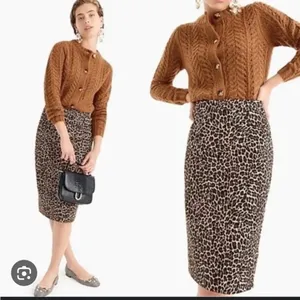 J.CREW LEOPARD NO. 2 PENCIL SKIRT thumbnail 2