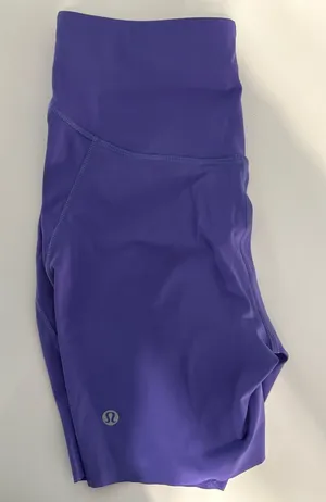 Lululemon Biker Shorts Purple thumbnail 1