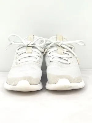Adidas Cloudfoam Pure White Mesh Lightweight Running Sneakers Women’s 8 thumbnail 8