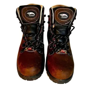 Women's Avenger A7126 Framer Brown/Tan Steel Toe Waterproof Work Boots - 8M thumbnail 3