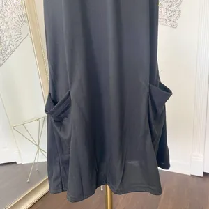 Source Unknown NWOT Black Built-in Shorts Romper Dress w Pockets Size L thumbnail 6