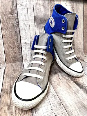 All Stars 630387F Blue Grey Peel Back Sneakers Shoe Size 6 Juniors thumbnail 5