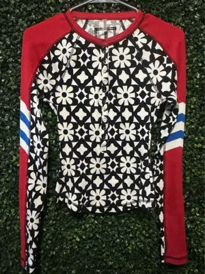 FP MOVEMENT by FREE PEOPLE KICK OFF PRINT HENLEY RALLY LAYER ATHLETIC TOP thumbnail 5