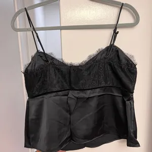 Abercrombie & Fitch Black Lace Trim Camisole M thumbnail 5