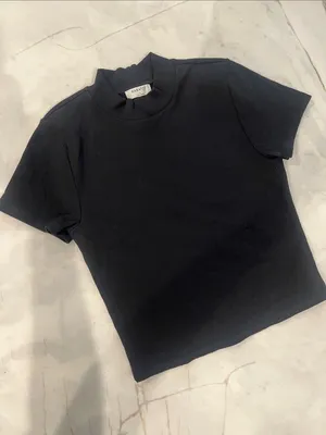 Aritzia Babaton Form Fitting Mock Neck T-Shirt thumbnail 1