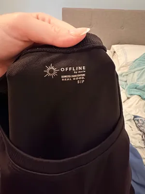 Aerie Offline cropped shirt thumbnail 3