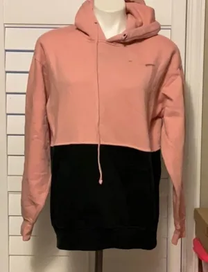 Zine Clothing Pink and Black Women's Hoodie thumbnail 1