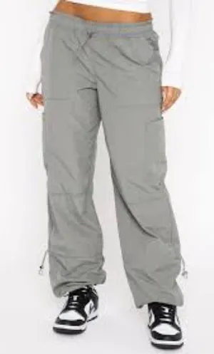 100% cotton White Fox Boutique Light Gray Women's wide leg 092 thumbnail 1