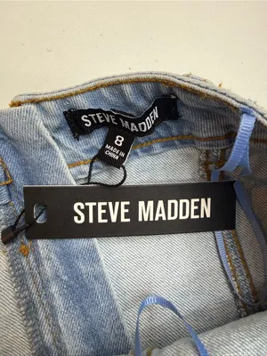 Steve Madden Light Blue Strapless Denim Dress size 8 thumbnail 6