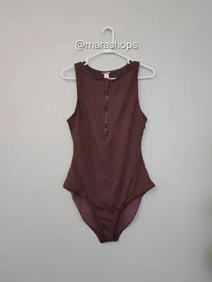 Andie The Malibu Swimsuit Maroon thumbnail 2