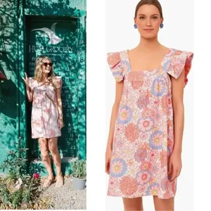 Tuckernuck x Cameran Eubanks Wimberly Folly Floral Hazel Linen Dress Size Large thumbnail 16
