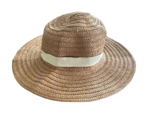 Madewell Braided Straw Sun Hat (With Cream Ribbon Band) thumbnail 1