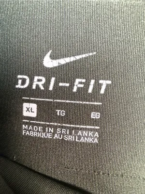Nike Dark Olive Green Capri Leggings with Black Side Panels thumbnail 4