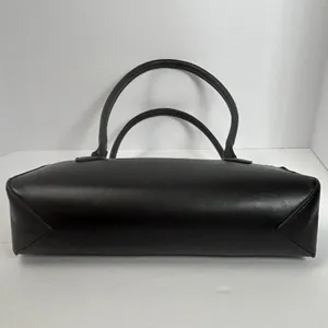 Moda Luxe Black Shoulder Bag Faux Leather Zip Top Top Handle Purse‎ thumbnail 11