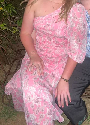 One Shoulder Dress Size 12 thumbnail 2