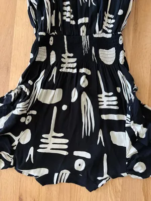 Bel Kazan La Vie En Rose Dress black Ledo novelty abstract print medium maxi thumbnail 8