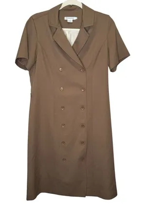 Vintage Pendleton 100%‎ Wool Double Breasted Classic Structured Blazer Dress thumbnail 1