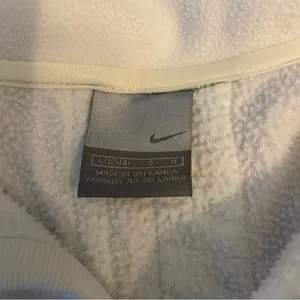 Nike Green‎ and White Fleece Pullover Women’s Large thumbnail 4