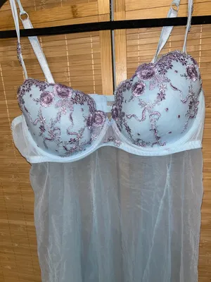 Vintage Fashion Bug babydoll features sheer mesh chemise bra top fairycore 18 thumbnail 2