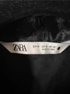 Zara Black Velvet Button Front Scalloped Eyelet Hem Flowy Mini Whimsy Goth Dress thumbnail 6