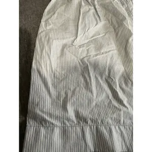 Aerie Women's Sz L Good Day Shorts Light Blue Striped High Rise Boxer Shorts thumbnail 10
