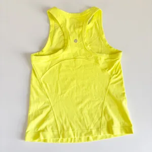 Lululemon Womens Align Electric Lemon Racerback Athletic Yoga Workout Tank Top 6 thumbnail 6