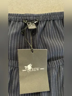 J.Crew Cosmo pant in pinstriped Italian studio wool thumbnail 5