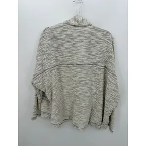 KyeMi Lagenlook‎ Oversized Knit Cardigan Sweater Womens Boho Pockets Gray Sz M thumbnail 2