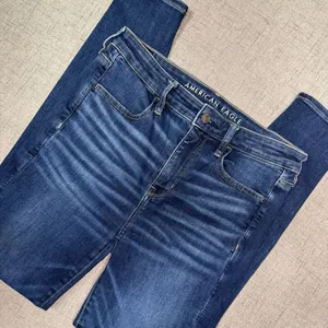 American Eagle AE Next Level High Waisted Jegging Dark Skinny Jeans Size 8 thumbnail 7