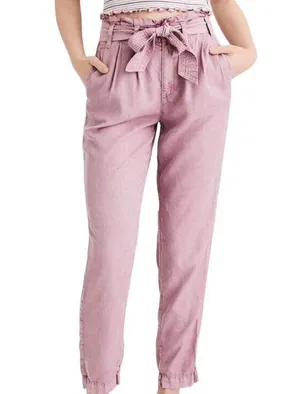 American Eagle Outfitters Paperbag Tie Pants thumbnail 1