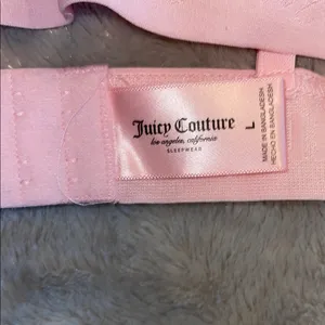 Juicy Couture Pink Bralette L | Logo Band | Soft Stretch Sleepwear thumbnail 2