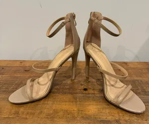 Venus Tan Strap Heels thumbnail 3