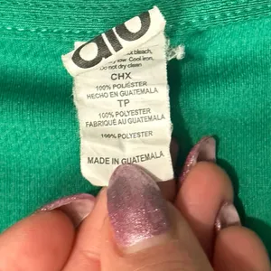 Alo Kelly Emerald Green Polo Short Sleeve Collared Tee T-Shirt size XS Tennis thumbnail 6