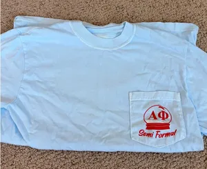 Alpha Phi graphic t shirt White thumbnail 1
