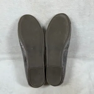 Vionic Minna Gunmetal Silver Snake Skin Ballet Flats Orthotic Size 7.5 thumbnail 12