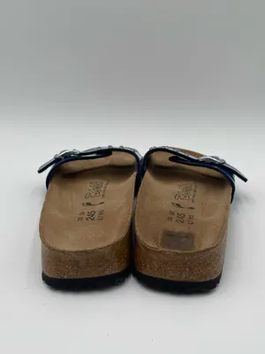 Birkenstock Birki's Rhinestones Patent Blue Sz 38 Women’s 7 Sandals Summer thumbnail 3