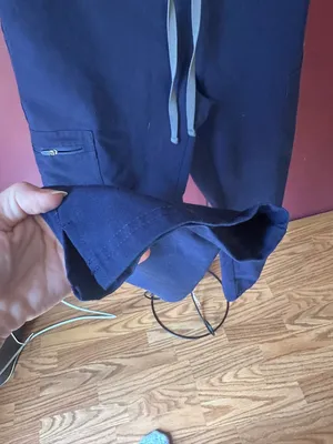 Figs Navy Drawstring Cargo Sweatpants thumbnail 8