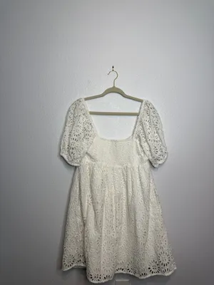 Lilly Pulitzer Kay Dress Resort White Cotton Size 12 thumbnail 7