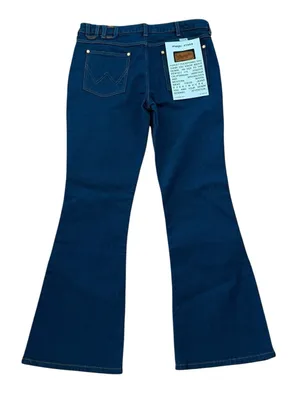 STAUD x WRANGLER The Bikini High Rise Flare Leg Jean Dark Rinse Size 32 NEW thumbnail 4